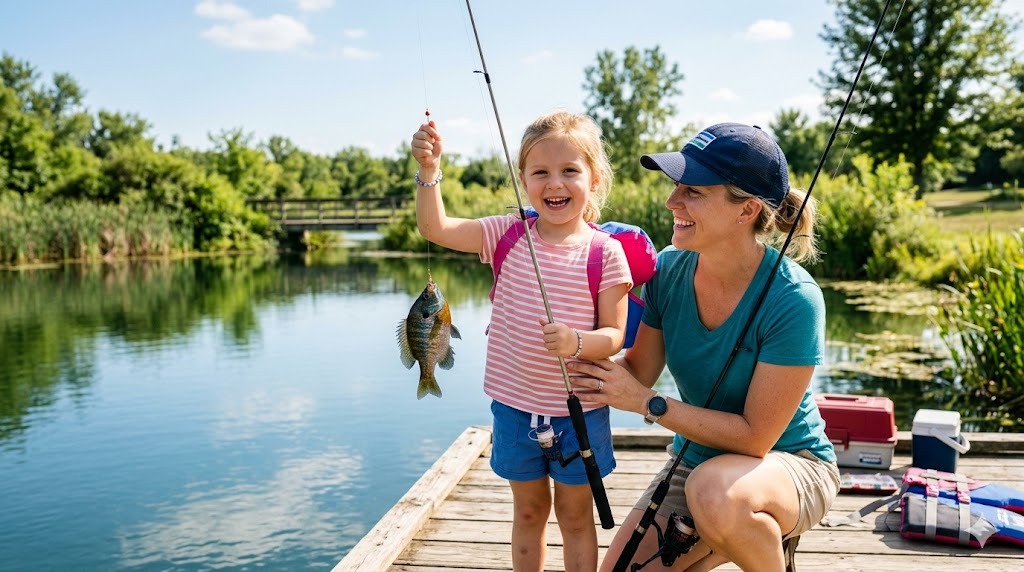 Catching Bluegill and Panfish with Kids