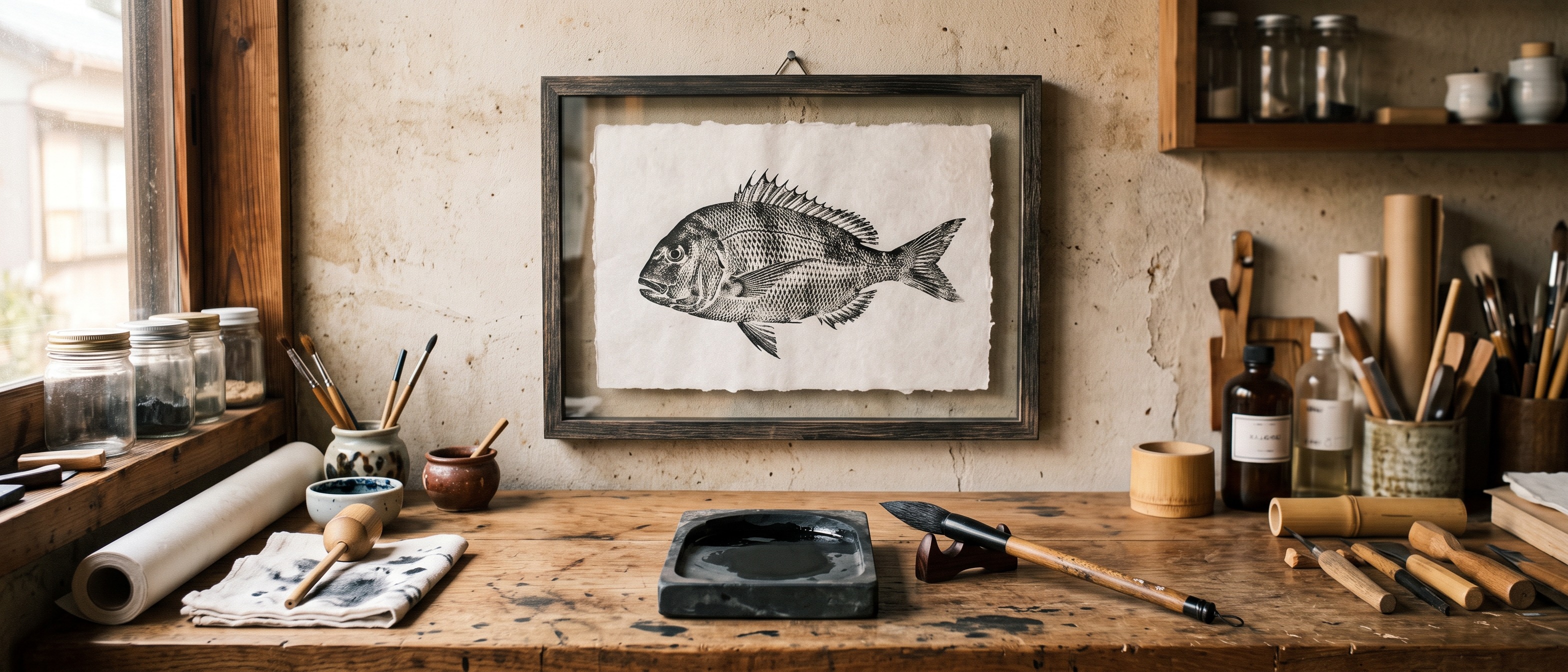 Gyotaku - der Fischdruck