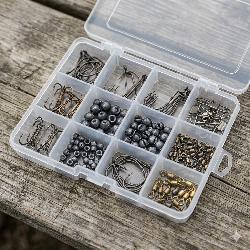 Hooks, Weights & Swivels
