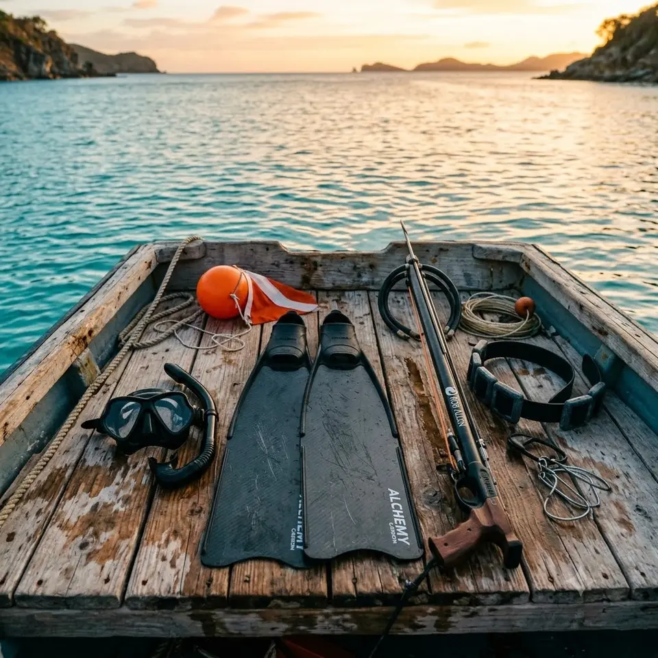 Mask, Snorkel & Freedive Fins