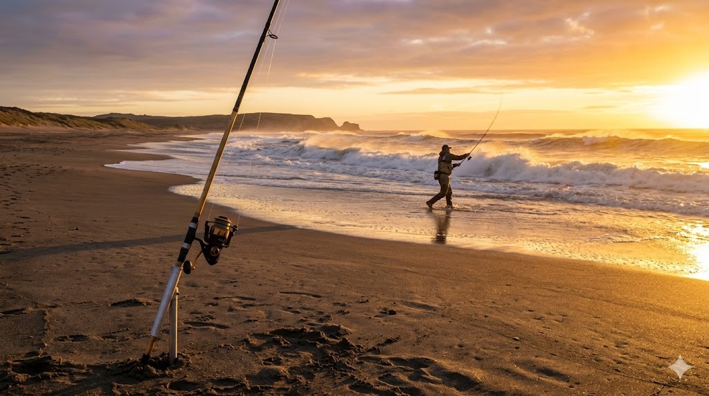 Surf fishing